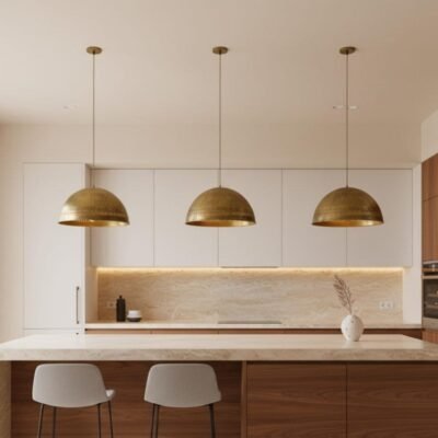 products-BohoRusticCeilingLight_DutyFree2 Brass Dome Pendant Light Boho Rustic Ceiling Lamp