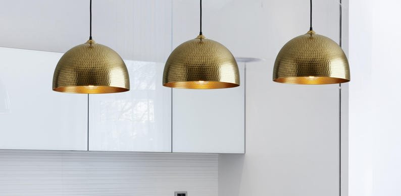 Pendant Light Fixture, Moroccan Brass Ceiling Lamp, Handmade Lighting