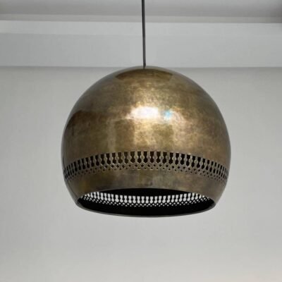 products-BurnishedBrassMoroccan6 Burnished Brass Globe Pendant Modern Moroccan Ceiling Lamp