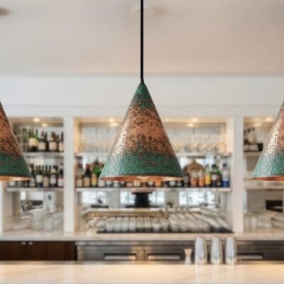 Handmade Moroccan Copper Pendant Light, Farmhouse Kitchen Lighting, Green Patina Copper Lamp Handmade Moroccan Copper Pendant Light, Farmhouse Kitchen Lighting, Green Patina Copper Lamp