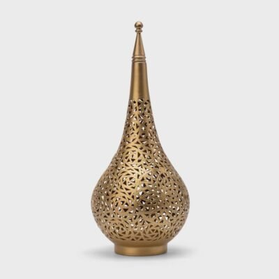 Teardrop Filigree Table Lamp Moroccan Ambient Light