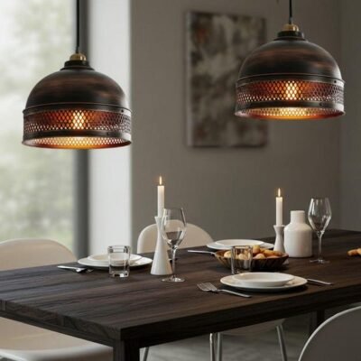 Hammered Copper Dome Pendant Light: Green Patina Moroccan Chandelier Hammered Copper Dome Pendant Light: Green Patina Moroccan Chandelier