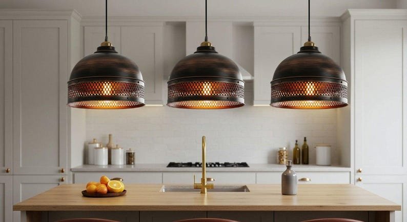 Hammered Copper Dome Pendant Light: Green Patina Moroccan Chandelier Hammered Copper Dome Pendant Light: Green Patina Moroccan Chandelier