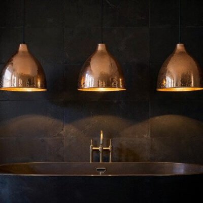 Handmade Moroccan Copper Dome Pendant Light: Hammered Rustic Lighting Handmade Moroccan Copper Dome Pendant Light: Hammered Rustic Lighting