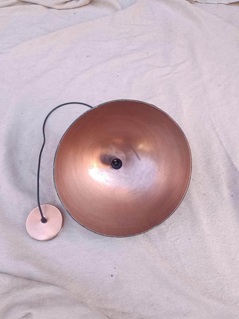 Green Patina Pendant Light , Patina Copper Kitchen Island Lighting