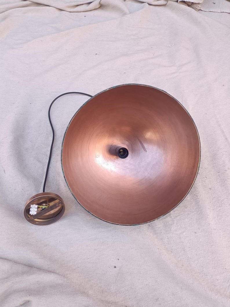 Green Patina Pendant Light , Patina Copper Kitchen Island Lighting