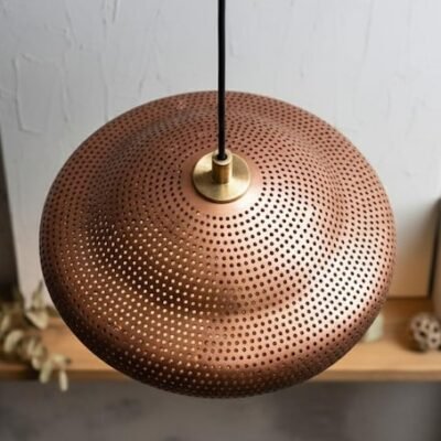 Handmade Copper Pendant Light: Moroccan Boho Island Lighting