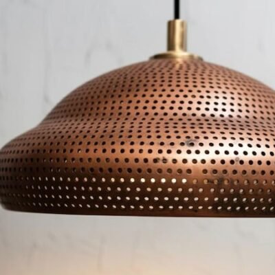 Handmade Copper Pendant Light: Moroccan Boho Island Lighting