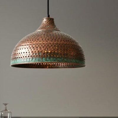 Handmade Hammered Copper Pendant Light, Moroccan Lighting, Rustic Chandelier Handmade Hammered Copper Pendant Light, Moroccan Lighting, Rustic Chandelier