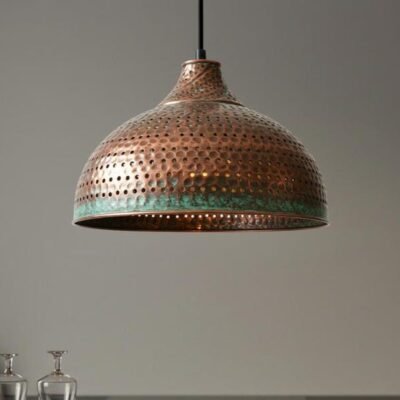 Handmade Hammered Copper Pendant Light, Moroccan Lighting, Rustic Chandelier Handmade Hammered Copper Pendant Light, Moroccan Lighting, Rustic Chandelier