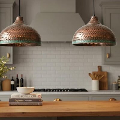 Handmade Hammered Copper Pendant Light, Moroccan Lighting, Rustic Chandelier Handmade Hammered Copper Pendant Light, Moroccan Lighting, Rustic Chandelier