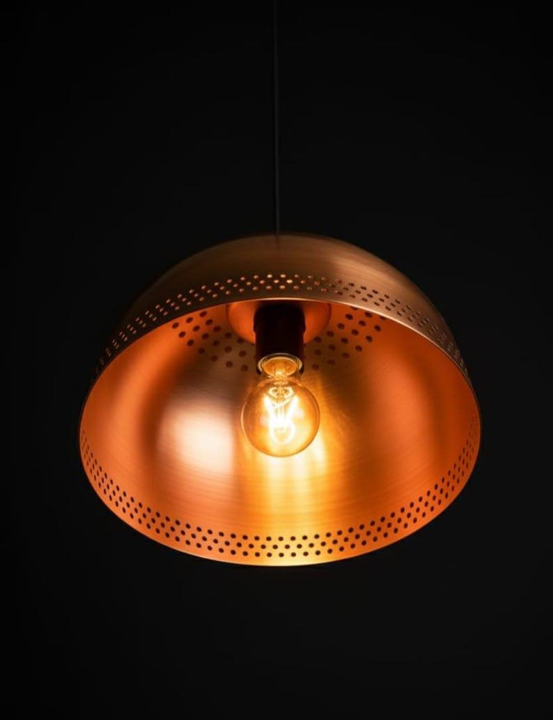 Green Patina Pendant Light , Patina Copper Kitchen Island Lighting