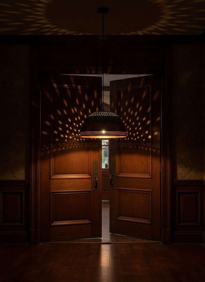 Green Patina Pendant Light , Patina Copper Kitchen Island Lighting