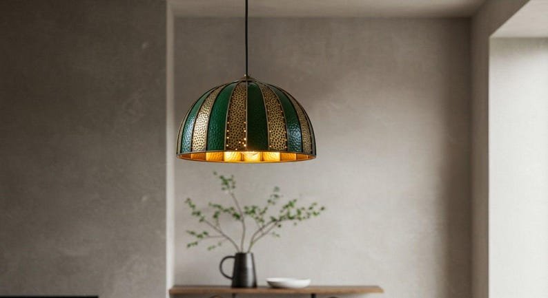 Handmade Copper Dome Lamp: Green Patina, Rustic Industrial Lighting Handmade Copper Dome Lamp: Green Patina, Rustic Industrial Lighting