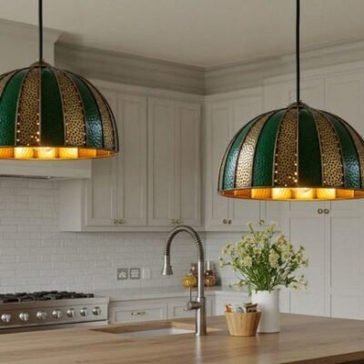 Handmade Copper Dome Lamp: Green Patina, Rustic Industrial Lighting Handmade Copper Dome Lamp: Green Patina, Rustic Industrial Lighting