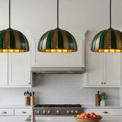 Handmade Copper Dome Lamp: Green Patina, Rustic Industrial Lighting Handmade Copper Dome Lamp: Green Patina, Rustic Industrial Lighting