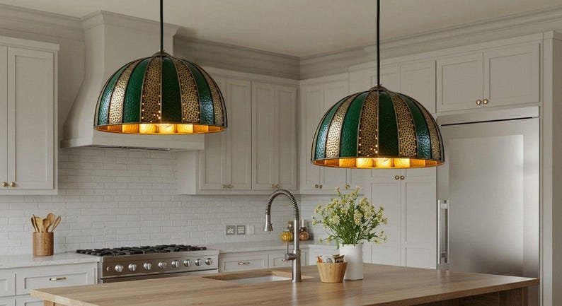 Handmade Copper Dome Lamp: Green Patina, Rustic Industrial Lighting Handmade Copper Dome Lamp: Green Patina, Rustic Industrial Lighting