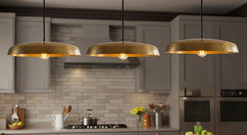 Handmade Hammered Copper Dome Pendant Lamp: Rustic Moroccan Lighting Handmade Hammered Copper Dome Pendant Lamp: Rustic Moroccan Lighting