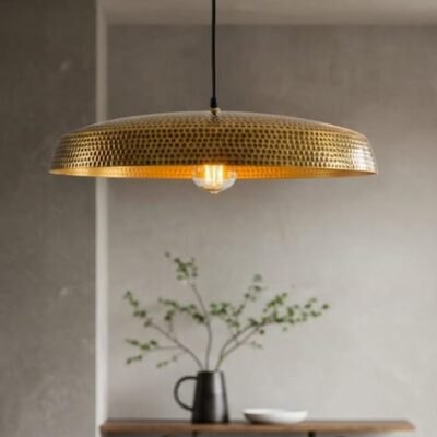 Handmade Hammered Copper Dome Pendant Lamp: Rustic Moroccan Lighting Handmade Hammered Copper Dome Pendant Lamp: Rustic Moroccan Lighting