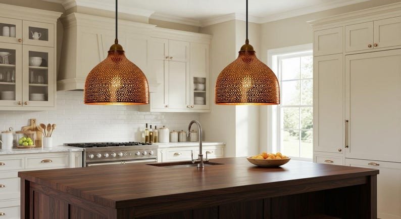 copper dome pendant light - oxidized turquoise patina with copper interior - modern kitchen island light - vintage hanging lamp copper dome pendant light - oxidized turquoise patina with copper interior - modern kitchen island light - vintage hanging lamp