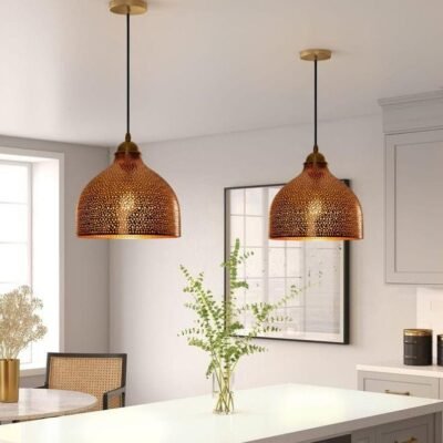 copper dome pendant light - oxidized turquoise patina with copper interior - modern kitchen island light - vintage hanging lamp copper dome pendant light - oxidized turquoise patina with copper interior - modern kitchen island light - vintage hanging lamp