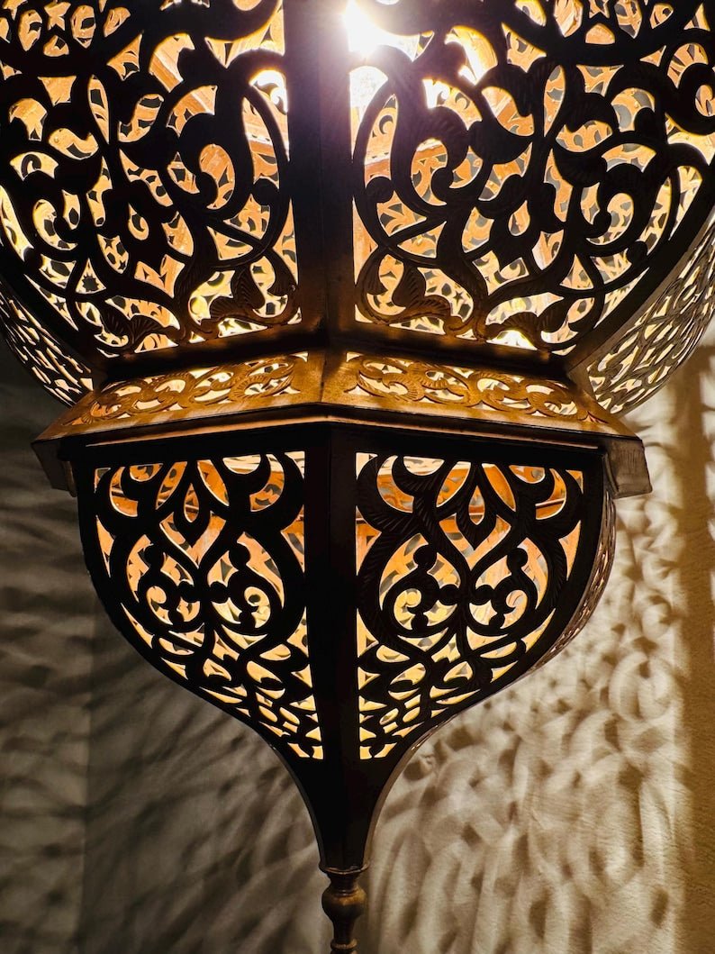 Brass pendant lights, Moroccan handmade design, pendant lamps