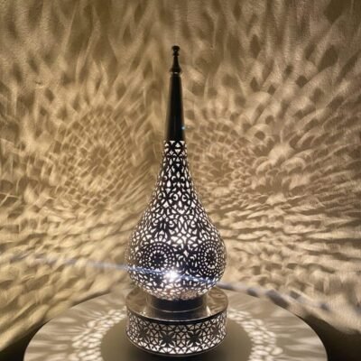 Brass lamp, Moroccan lamp brass, Moroccan lamp shade, Soft light, Lantern shade, handmade table lamp