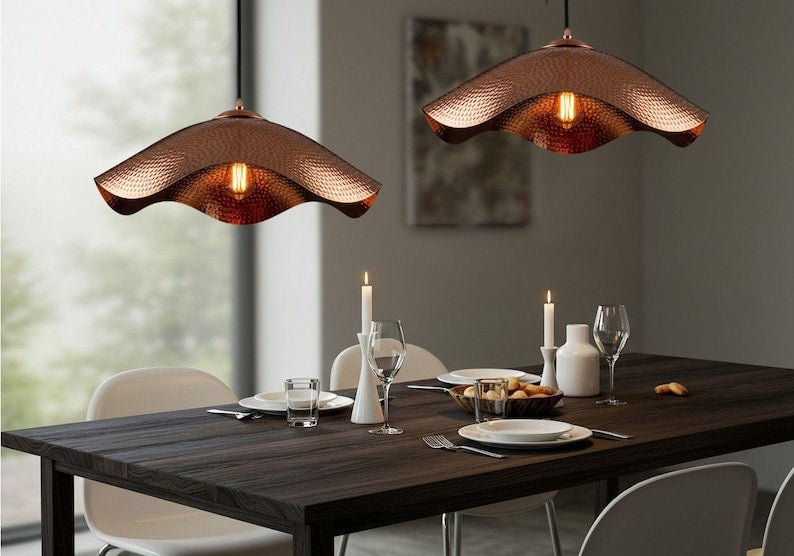 Handmade Moroccan Copper Pendant Light: Farmhouse Kitchen Island Lighting Handmade Moroccan Copper Pendant Light: Farmhouse Kitchen Island Lighting