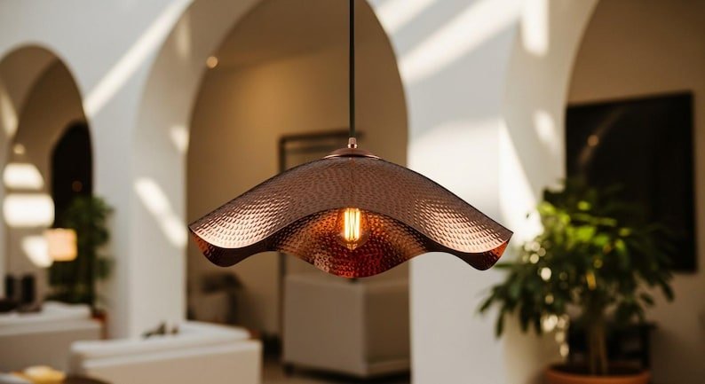Handmade Moroccan Copper Pendant Light: Farmhouse Kitchen Island Lighting Handmade Moroccan Copper Pendant Light: Farmhouse Kitchen Island Lighting