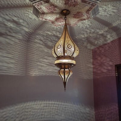 Exotic Moroccan Flame ceiling Light Fixture, Handmade Moroccan Pendant Light, Hanging Brass Moroccan Chandelier