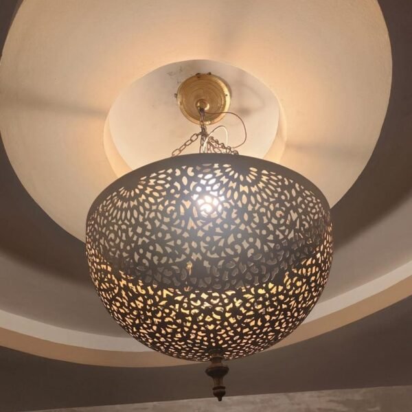 products-Ambient10 Large Perforated Shadow Light for Living Room, Entryway or Dining Area 
