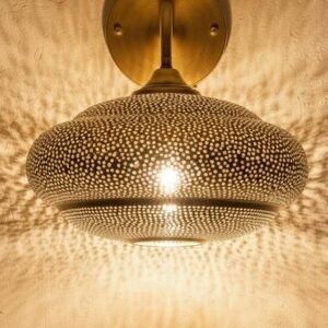 products-BohoHome3-300x300 Round Moroccan Brass Shadow Wall Sconce