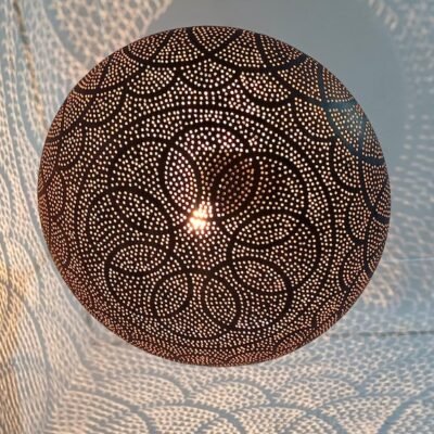 Handmade Moroccan Brass Pendant Light: Boho Shadow Lantern Handmade Moroccan Brass Pendant Light: Boho Shadow Lantern