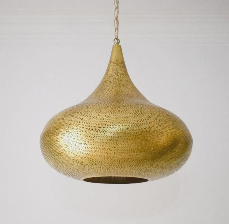 Moroccan Brass Pendant Light, Handmade Ceiling Lamp Moroccan Brass Pendant Light, Handmade Ceiling Lamp