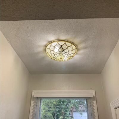 Flush Ceiling Light - Handmade Light Fixtures, Simple Moroccan Ceiling lamps, Ceiling Light Fixture