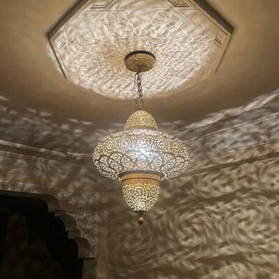Moroccan Brass Pendant Light, Handmade Home Decor Lighting