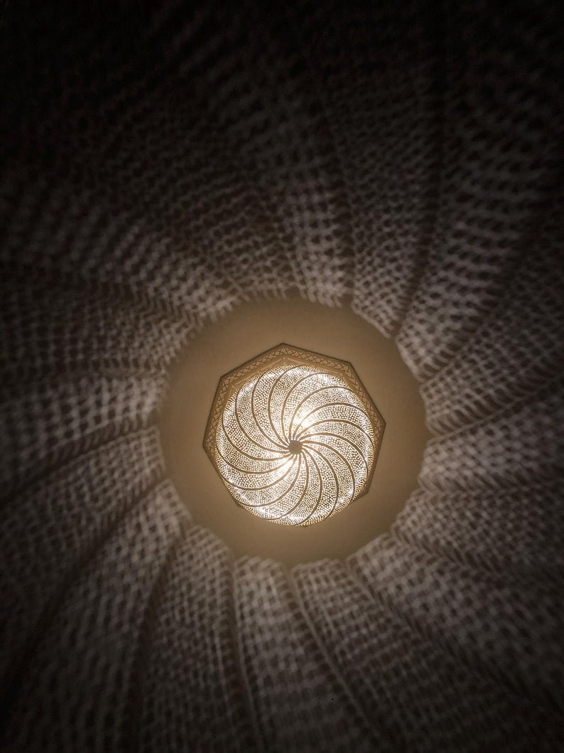 Handmade Moroccan Brass Pendant Light Fixture Rustic Farmhouse Hanging Ceiling Lamp Boho Chandelier for Kitchen, Dining Room & Entryway Handmade Moroccan Brass Pendant Light Fixture Rustic Farmhouse Hanging Ceiling Lamp Boho Chandelier for Kitchen, Dining Room & Entryway