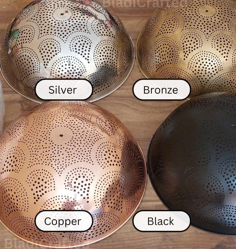 Flush Ceiling Light – Handcrafted Moroccan Brass Lighting