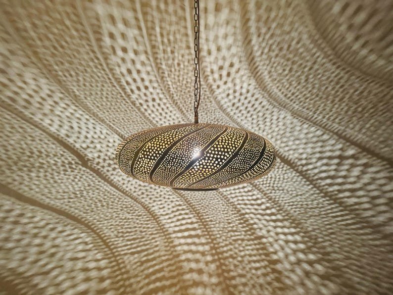Pendant Light, Moroccan Ceiling Light Fixtures, Handmade Brass Lamps, Hanging Chandelier