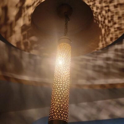 Handmade Moroccan Brass Ceiling Light β Boho Hanging Lantern Handmade Moroccan Brass Ceiling Light β Boho Hanging Lantern