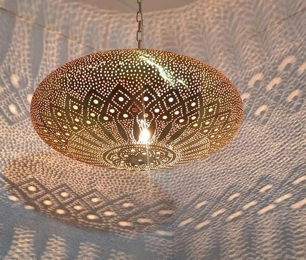 Moroccan Brass Pendant Light