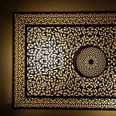Handmade Moroccan Brass ceiling Lamp: Lighting Decor | US Duty-Free