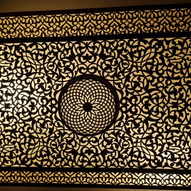 Handmade Moroccan Brass ceiling Lamp: Lighting Decor | US Duty-Free