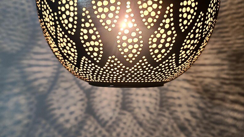 Modern Ceiling Moroccan Pendant Lamp, Hanging Brass Lighting, Moroccan Kitchen Island, Boho Brass lamp, Brass Hangning Pendant Lamp