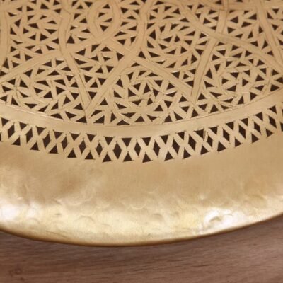 Moroccan Brass Wall Light – Handmade Round Wall Lamp – Pierced Geometric Sconce – Boho Home Lighting – Marrakesh Art Decor