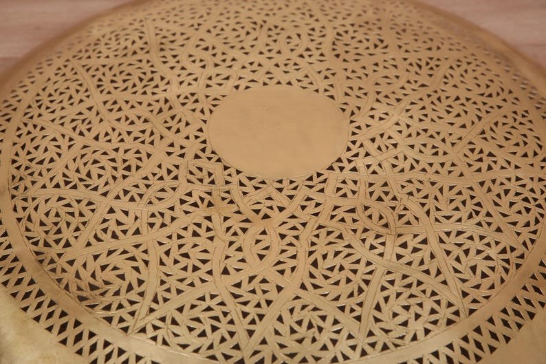 Moroccan Brass Wall Light – Handmade Round Wall Lamp – Pierced Geometric Sconce – Boho Home Lighting – Marrakesh Art Decor