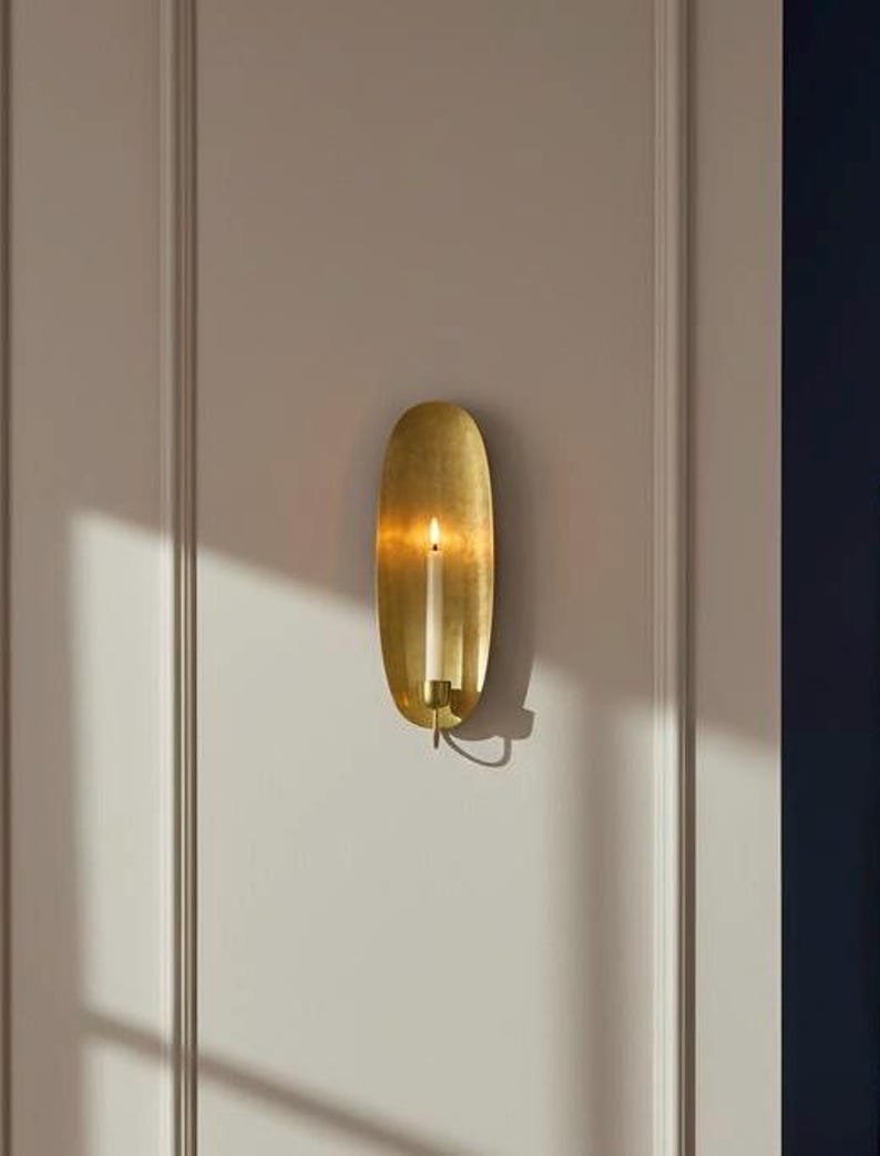 products-ModernRustic2 Modern Rustic Brass Wall Candle Sconce