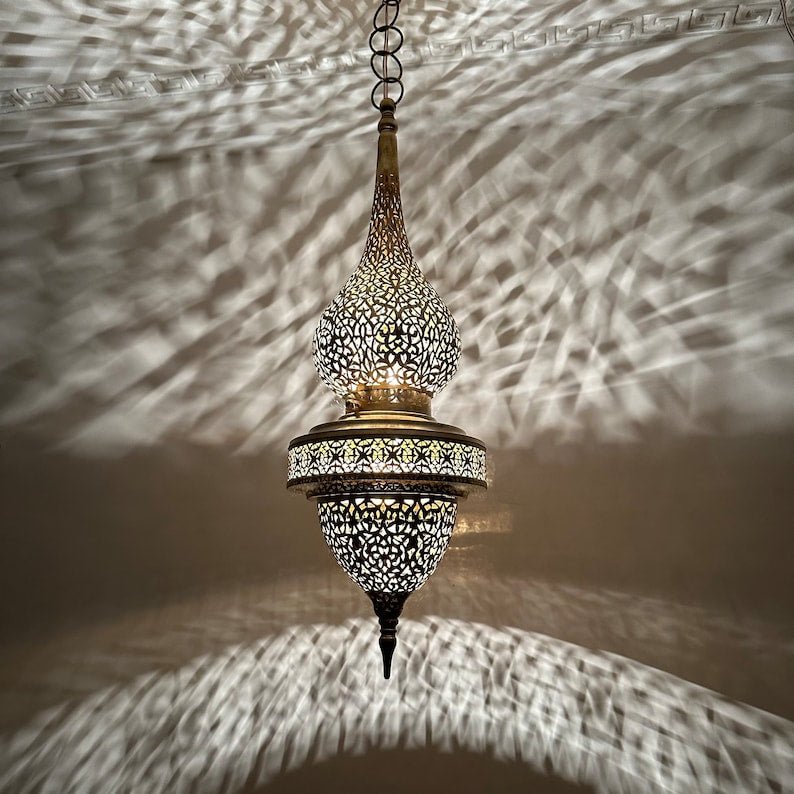 Moroccan pendant brass light, hanging lamp, moroccan chandelier , brass ceiling lamp,handmade chandelier,brass lamp, Morocco brass lantern