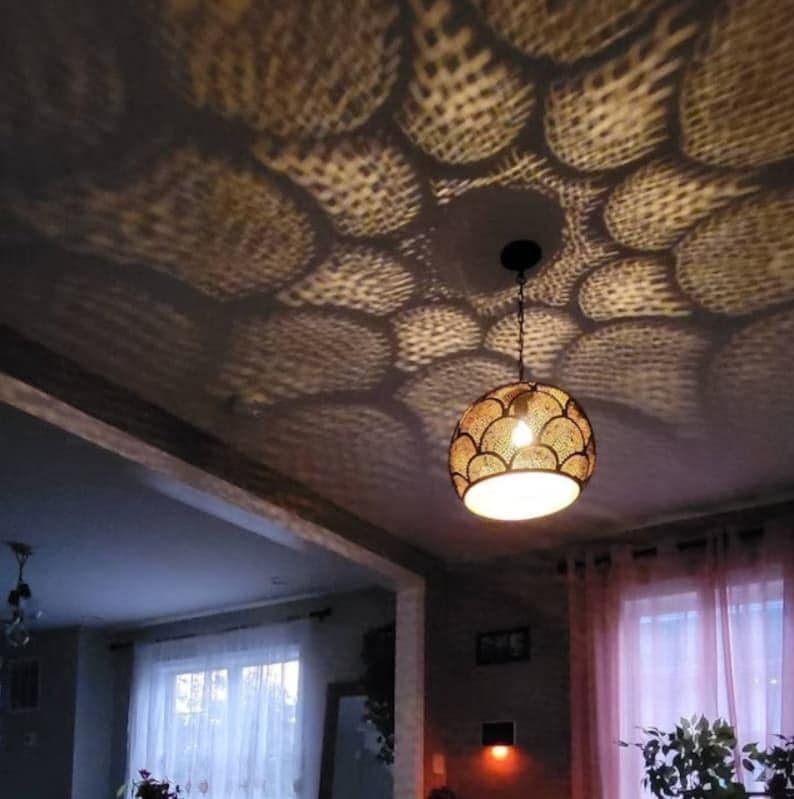 Handmade Moroccan Pendant Light β Arabian Hanging Lamp β Golden Ceiling Lantern β Oriental Home Decor & Gift Lighting Handmade Moroccan Pendant Light β Arabian Hanging Lamp β Golden Ceiling Lantern β Oriental Home Decor & Gift Lighting