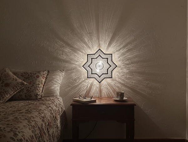 products-Sconcee6 Moroccan Star Brass Wall Sconce